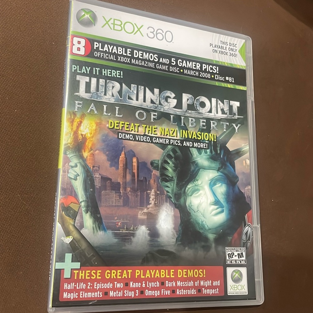 Xbox 360 Demo Disc #81 Turning Point Game